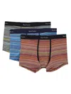 Paul Smith 3 Pack Trunk Boxers Signature Mixed In Multicolour