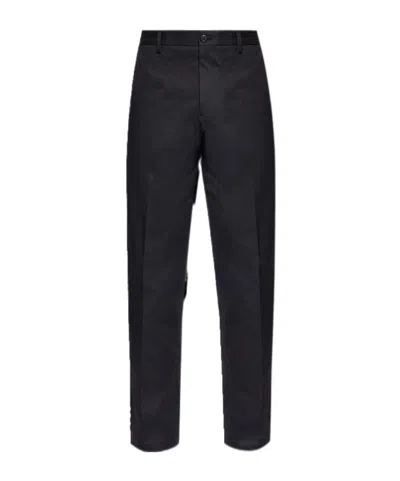 Paul Smith Pressed-crease Trousers In Black