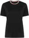 Paul Smith Contrast-trim Cotton T-shirt In Black