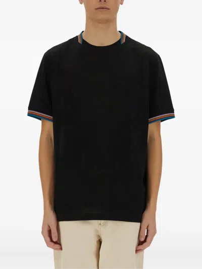 PAUL SMITH CONTRAST-TRIM T-SHIRT