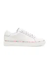Paul Smith Women's White Leather 'dusky Swirl' Rand 'lapin' Trainers In White