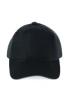 Paul Smith Soft Cotton Blend Cap With Textured Corduroy Finish In Green