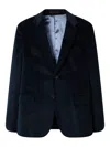 Paul Smith Corduroy Blazer In Blue
