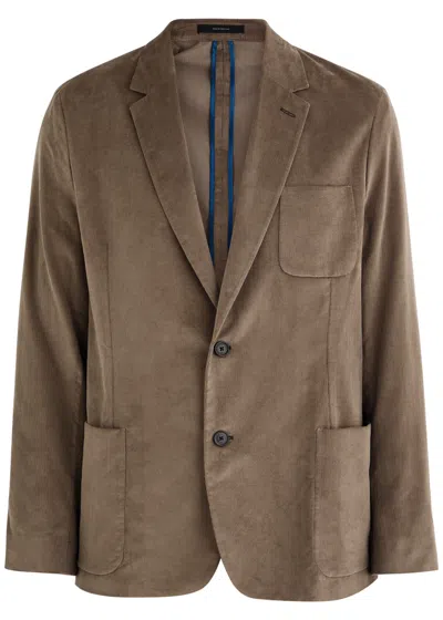 Paul Smith Corduroy Blazer In Brown