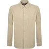 PAUL SMITH PAUL SMITH CORDUROY CASUAL FIT SHIRT BEIGE