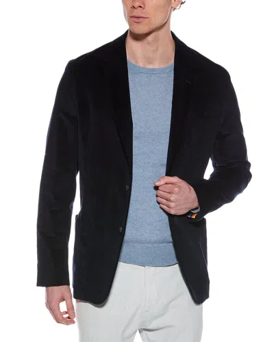 Paul Smith Corduroy Jacket In Blue