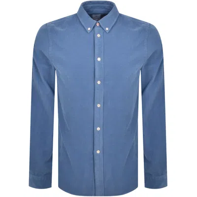 Paul Smith Corduroy Tailored Shirt Blue
