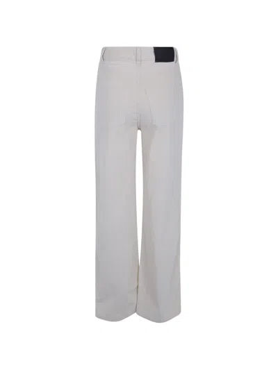 Paul Smith Corduroy Trousers In White