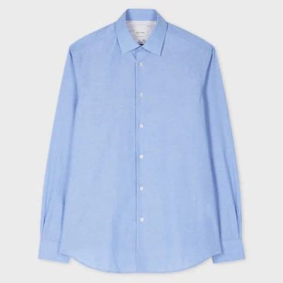 Paul Smith Cornflower Blue Tailored-fit Pale Blue Cotton Shirt