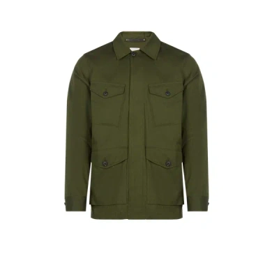 Paul Smith Cotton And Silk Jacket In Green