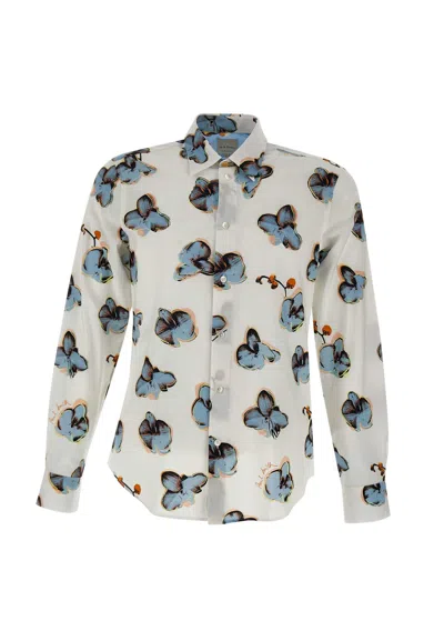 Paul Smith Cotton And Viscose Shirt In White