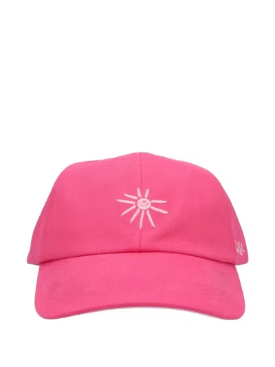 Paul Smith Cotton Baseball Cap In Pink