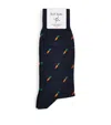 Paul Smith Cotton-blend Carrot Socks In Blue