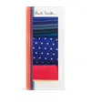 PAUL SMITH COTTON-BLEND JACQUARD SOCKS