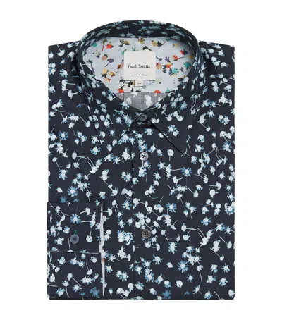 Paul Smith Cotton-blend Printed Shirt In Animal Print