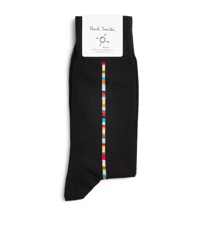 PAUL SMITH COTTON-BLEND SIGNATURE STRIPE SOCKS