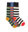 Paul Smith Cotton-blend Stripe Ilford Socks In Multi