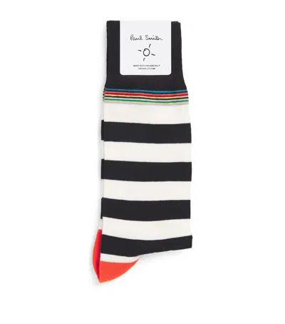 Paul Smith Cotton-blend Stripe Ilford Socks In Multi