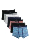 Paul Smith Cotton Boxers (set Of 6) In Black
