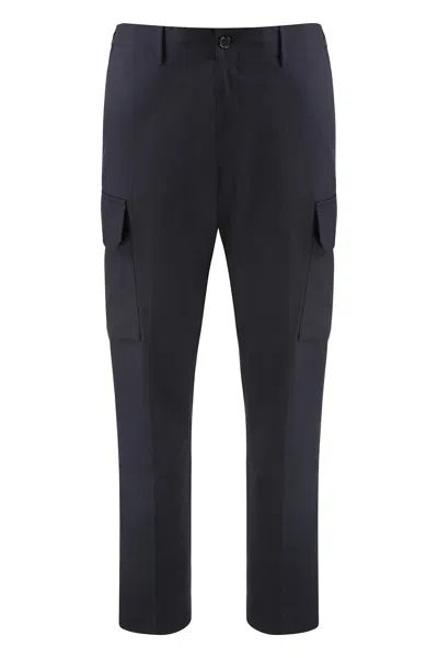 PAUL SMITH COTTON CARGO-TROUSERS