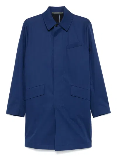 Paul Smith Cotton Coat In Blue