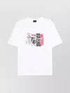 Paul Smith Cotton Crew Neck T-shirt With Graphic Print In White