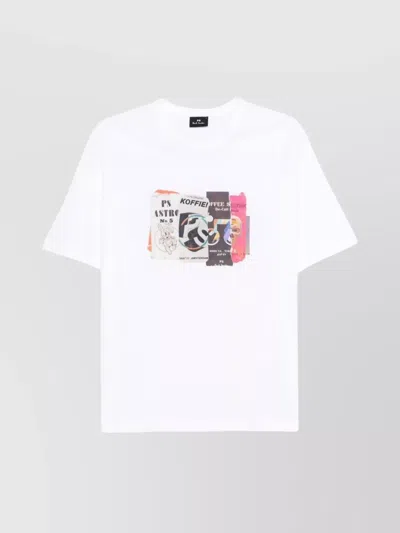 Paul Smith Cotton Crew Neck T-shirt With Graphic Print