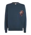 PAUL SMITH COTTON EMBROIDERED SWEATSHIRT