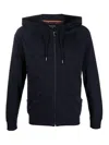 Paul Smith Signature Stripes Cotton Hoodie In Blue