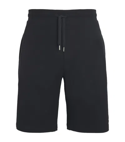 Paul Smith Cotton Jersey Lounge Shorts In Black
