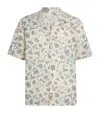 Paul Smith Men's Souvenir Print Shirt | Size Small | M1r905up02672 Color 40 In Green