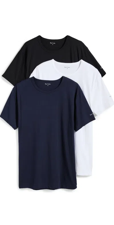 Paul Smith Men T Shirt Pack In Black/white/navy