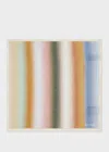 Paul Smith Cotton Multicolour Stripe Pocket Square In Multicolour