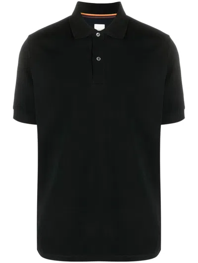 Paul Smith Cotton Polo Shirt In Black