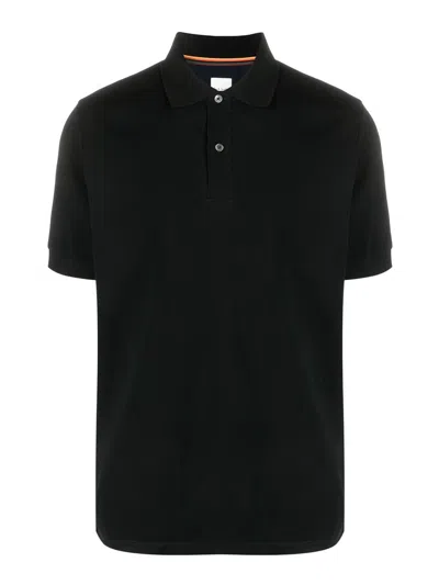 Paul Smith Cotton Polo Shirt In Black