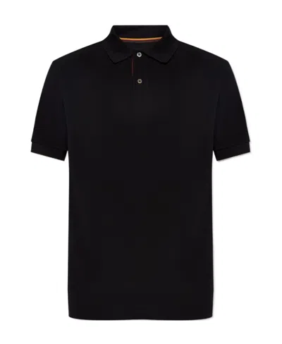 PAUL SMITH PAUL SMITH ARTIST STRIPE PLACKET POLO SHIRT