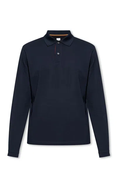 Paul Smith Cotton Polo Shirt In Black