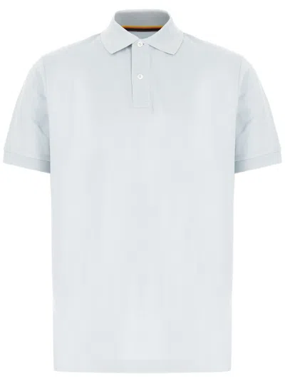 Paul Smith Cotton Polo Shirt In Blue