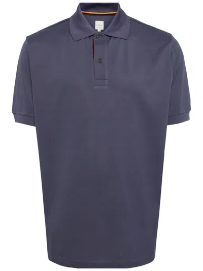 Paul Smith 棉polo衫 In Purple