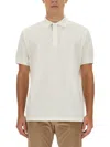 Paul Smith Off-white Artist Stripe Placket Polo In White