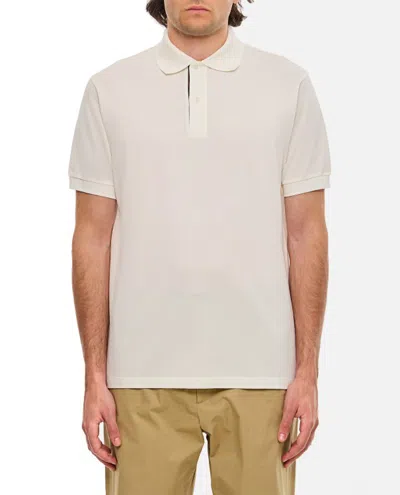 Paul Smith Cotton-piqué Polo Shirt In White