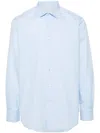 Paul Smith Mens S/c Tailored Fit Shirt In Blue