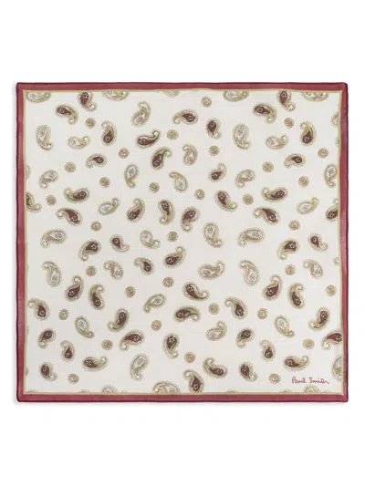 Paul Smith Cotton Scarf In Neutrals