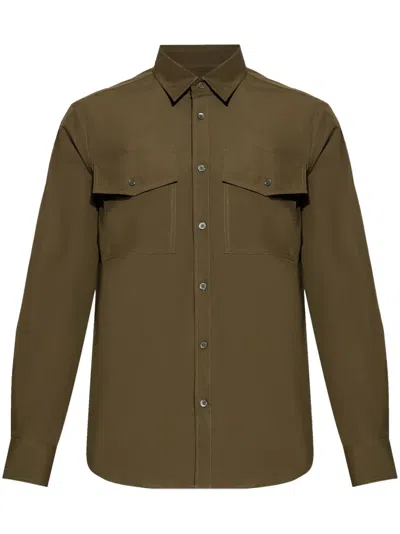 Paul Smith Cotton Shirt In 绿色