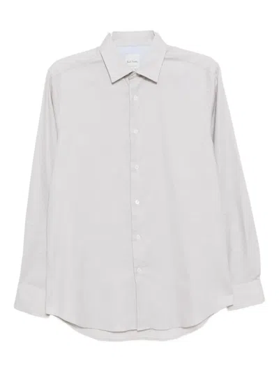 Paul Smith Cotton Shirt In Neutral