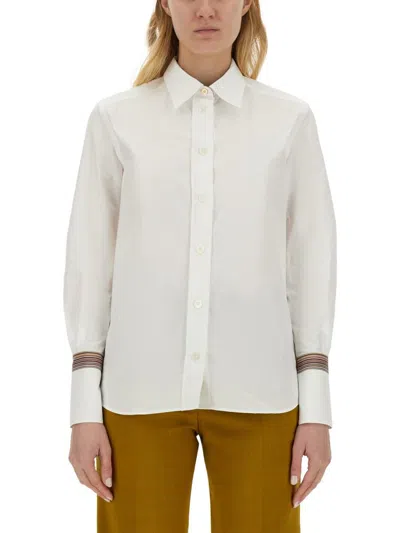 Paul Smith Cotton Shirt In White