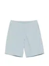 Paul Smith Light Blue Solid Shorts In Blue