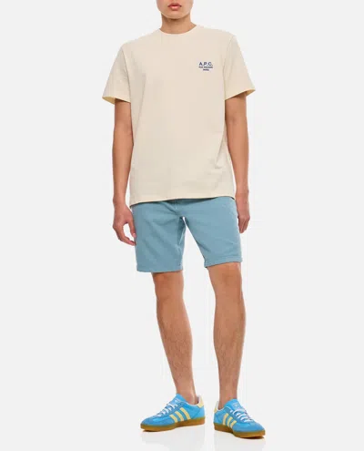 Paul Smith Cotton Shorts In Blue
