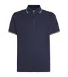 Paul Smith Cotton Signature Stripe Polo Shirt In Navy