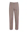 Paul Smith Cotton Signature Stripe Pyjama Trousers In Multi